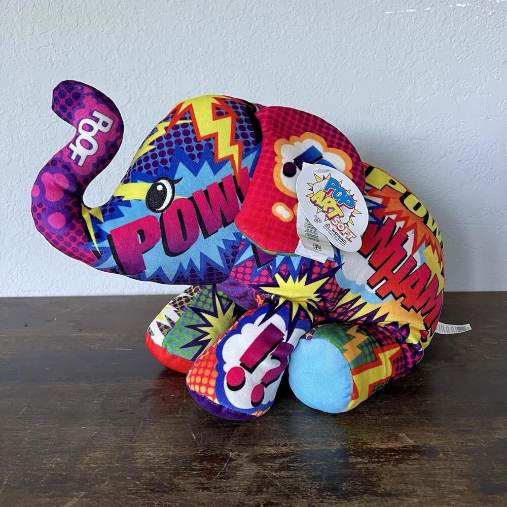 Pop Art‎ Soft Plush Mammoth Plush Collectible Stuffed Toy Plush NWT